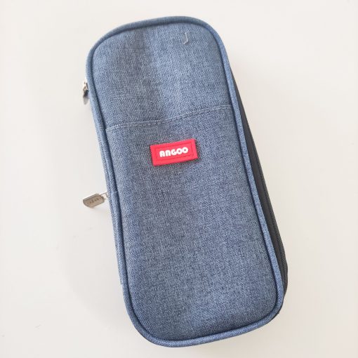 ESTUCHE LAPICES EXTENSIBLE AZUL