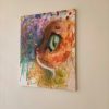Pintura gato y mariquita