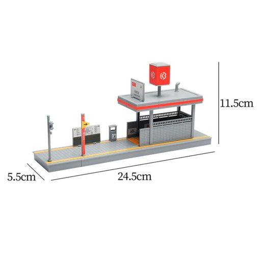 Estación de metro para maquetas
