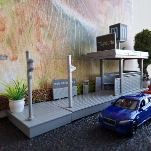 Estación de metro a escala 1:64