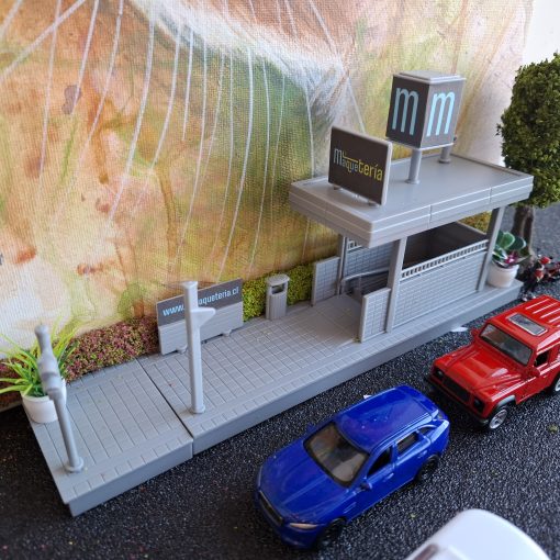 Estación de metro a escala 1:64