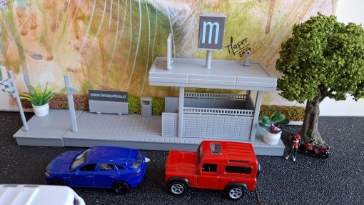 Estación de metro a escala 1:64