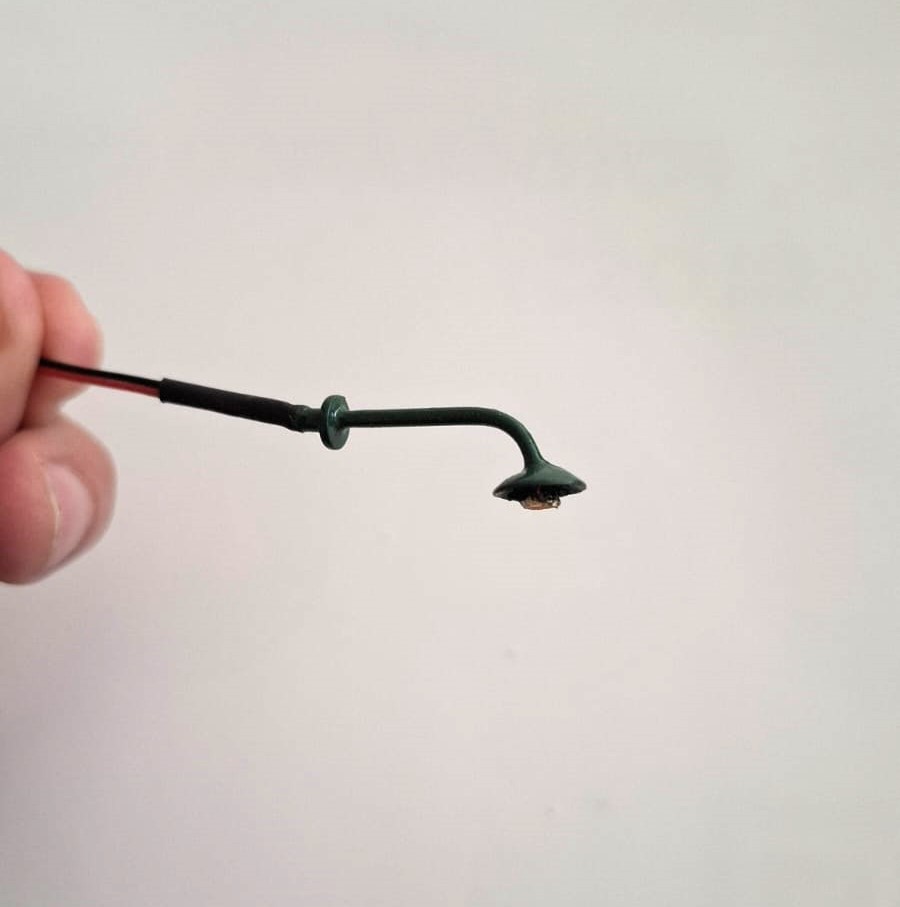 Lámpara de pared para maquetas