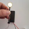 Reloj de piso con luz led a escala para trenes