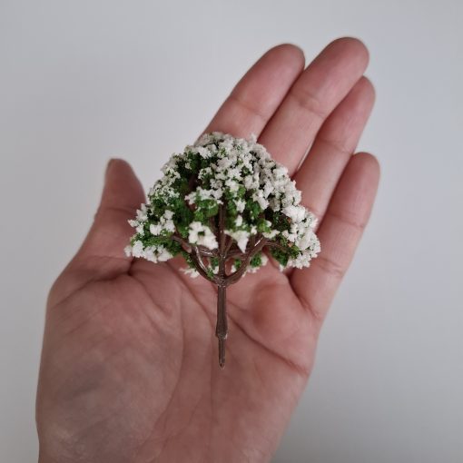 Árbol blanco para maquetas