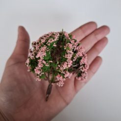 Árbol rosa para maquetas