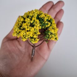 Árbol amarillo para maquetas