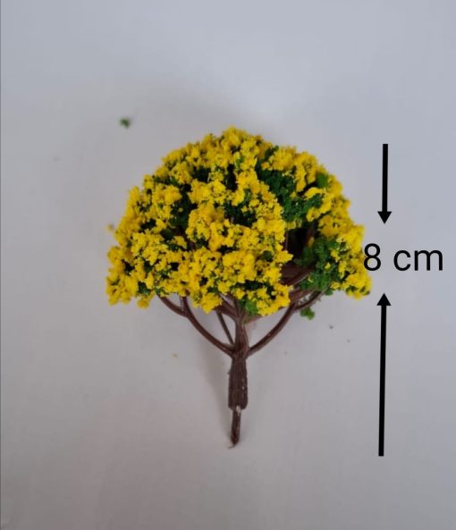 Árbol amarillo para maquetas