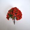 Árbol rojo para maquetas