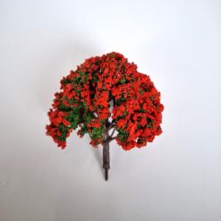 Árbol rojo para maquetas