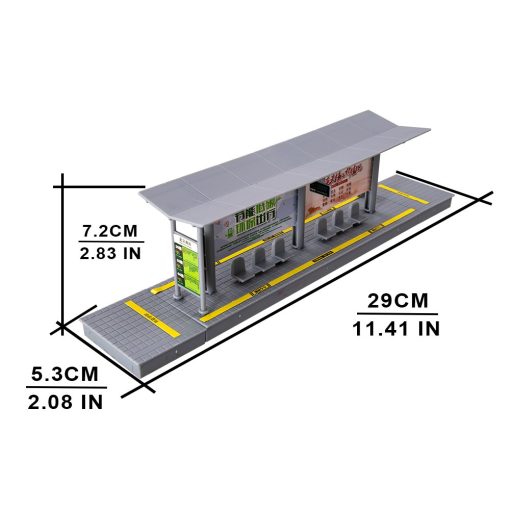 Paradero de micros para maquetas escala 1:64 - Imagen 2
