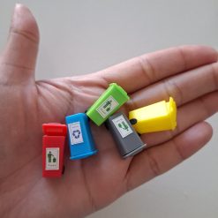 Basureros a escala para maquetas