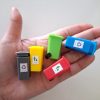 Basureros a escala para maquetas