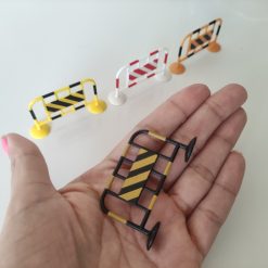 Valla de cercado de plástico en miniatura