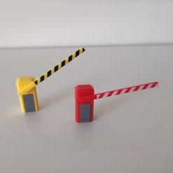 Barrera vehicular para peajes en miniatura