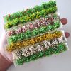 Arbustos de colores para maquetas