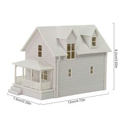Casa blanca para maquetas
