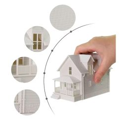 Casa blanca para maquetas