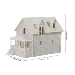 Casa blanca para maquetas