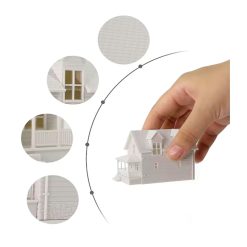 Casa blanca para maquetas