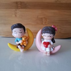 Pareja sobre luna para terrarrios