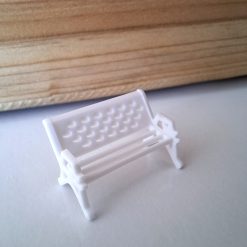 Silla blanca para maquetas