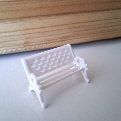 Silla blanca para maquetas