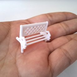 Silla blanca para maquetas