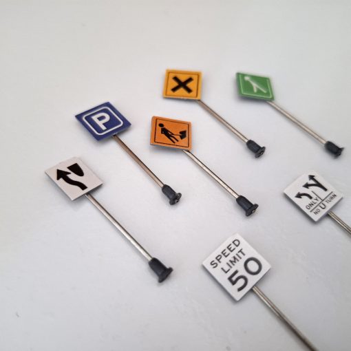 Señales de tráfico para maquetas