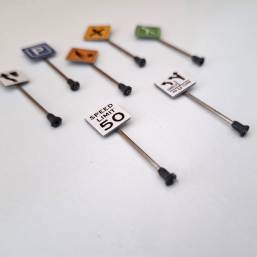 Señales de tráfico para maquetas