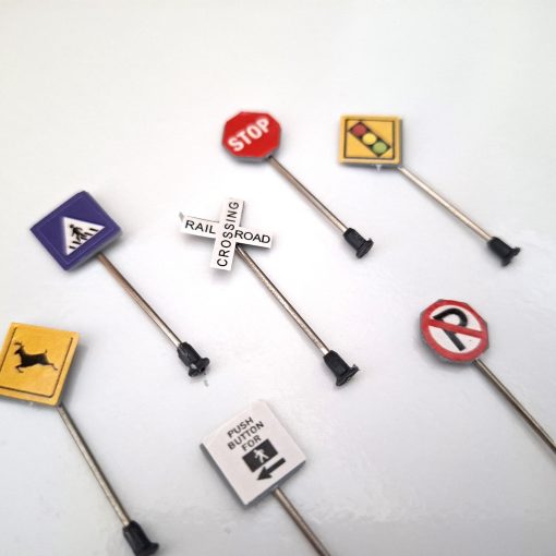 Señales de tráfico para maquetas