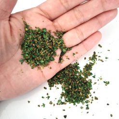 Hojas secas en miniatura para maquetas y dioramas