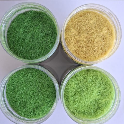 Pasto artificial para proyectos en miniatura