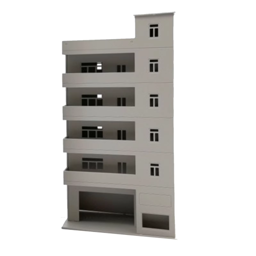 Edificio escala 1:87