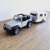 Jeep remolque y casa rodante en miniatura