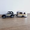 Jeep remolque y casa rodante en miniatura
