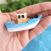 Barco en miniatura