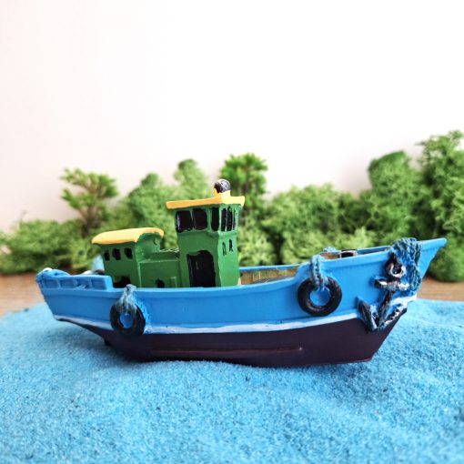 Barco en miniatura