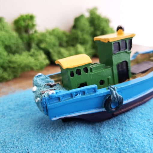 Barco en miniatura