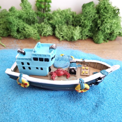 Barco en miniatura