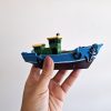 Barco en miniatura