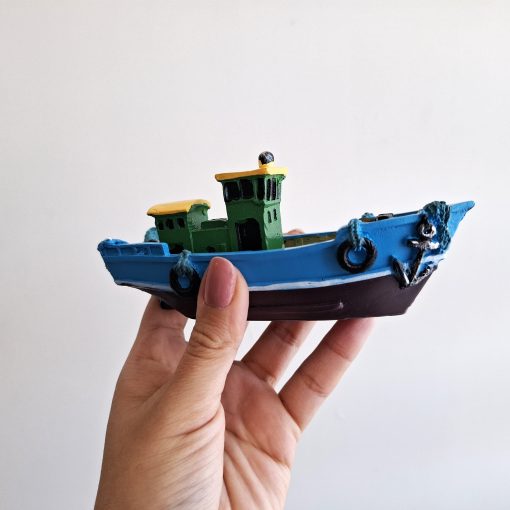 Barco en miniatura