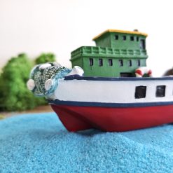 Barco en miniatura