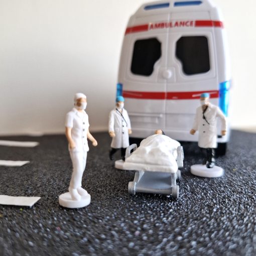 Personal médico en miniatura