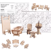 Muebles armables en miniatura