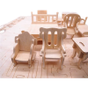Muebles armables en miniatura