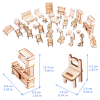 Muebles armables en miniatura