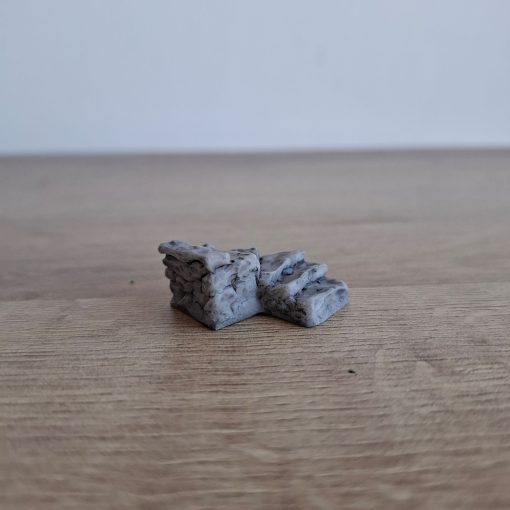 Escaleras de piedra en miniatura