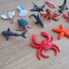 Animales marinos en miniatura
