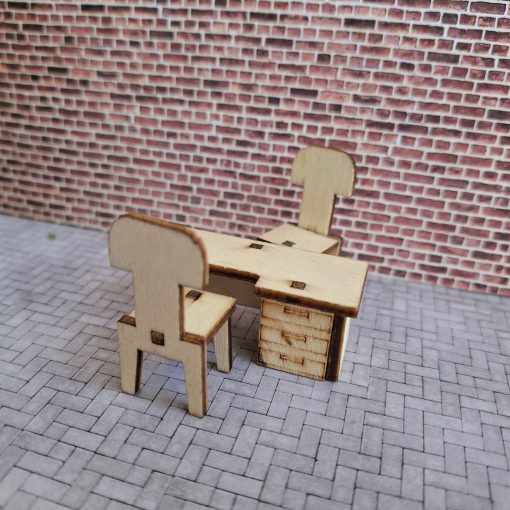 Escritorio en miniatura